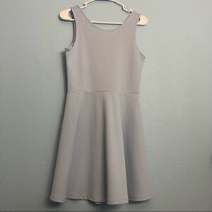 H&M Divided Fit&Flare Mini Back Cutout Dress - Baby Blue - US 8 - NWOT